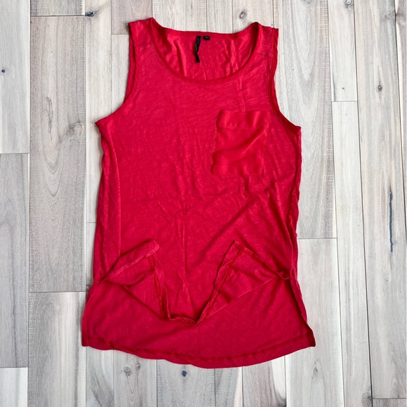 Calvin Klein Jeans sleeveless tank top red/ Orange size small - Picture 3 of 7